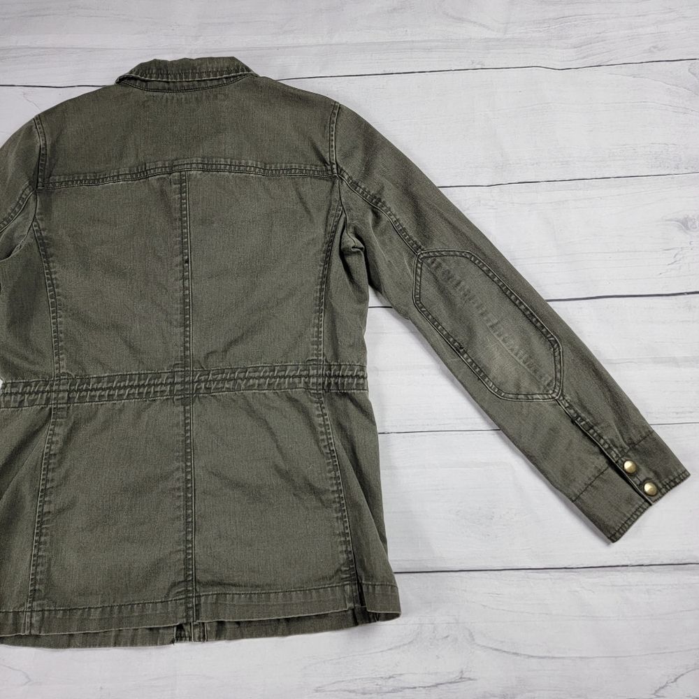 J Crew Relaxed Boyfriend Field Jacket Green XS - Picture 6 of 9